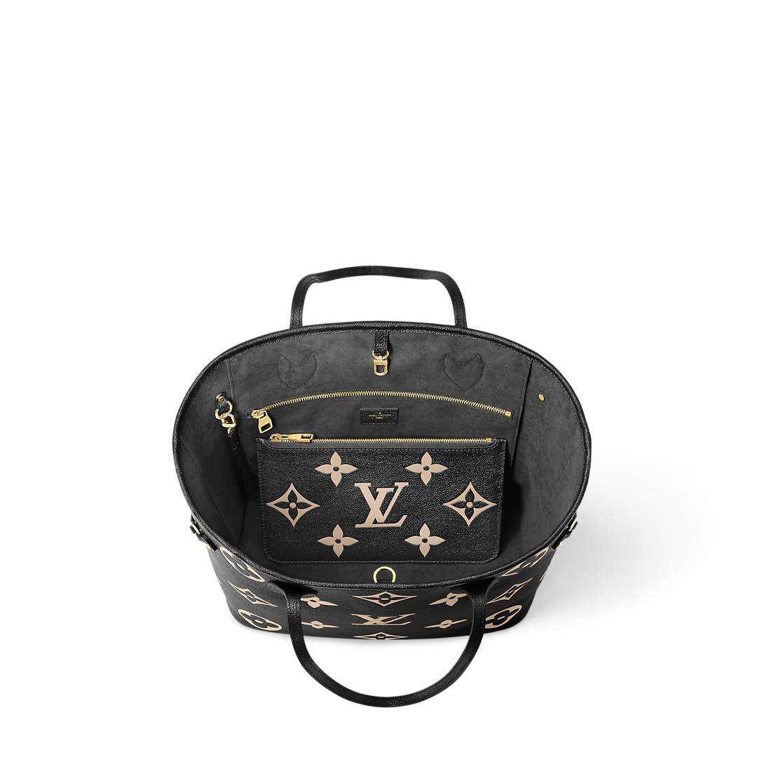 Never Full MM Monogram Empreinte Leather