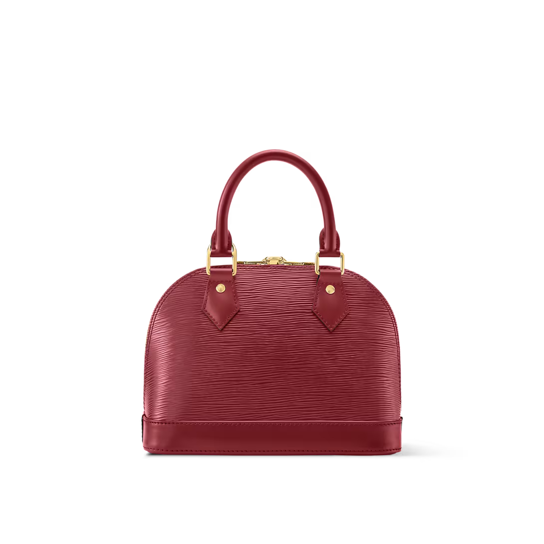 Alma BB Red Monogram Print
