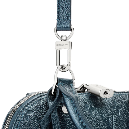 Alma BB Blue Monogram Print